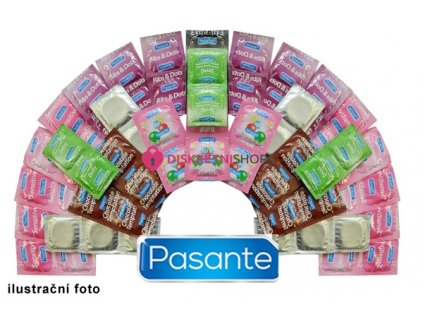 Kondomy Pasante velký mix 100ks