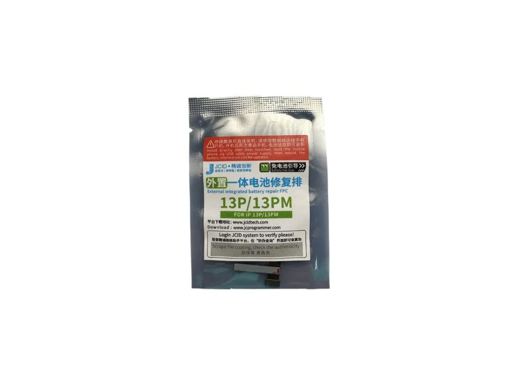 JCID 13pro max battery tag on
