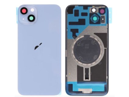 apple iphone 14 plus back glass blue modry