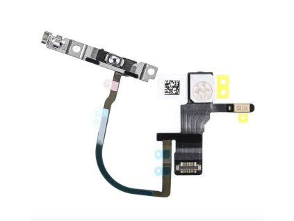 Apple iPhone XS/XS Max - Power ON OFF flex kábel zapínania s horným mikrofónom a bleskom