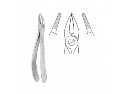 Extrakční kleště na horní kořeny D30 POLONUS (117500060)