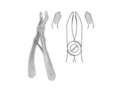 Extrakční kleště na horní moláry dětské tvar D563 (117500300)