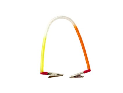 Držák (řetízek) na roušky plastový elastický – "spirála"