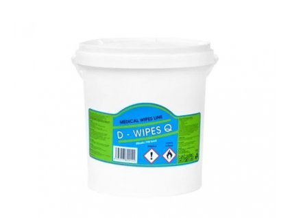 D-Wipes Q 700 dezinfekční ubrousky v kbelíku (700 ks)