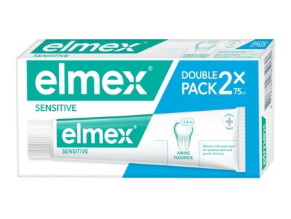 Zubní pasta ELMEX Sensitive (2 x 75 ml) "zelená" DUO PACK
