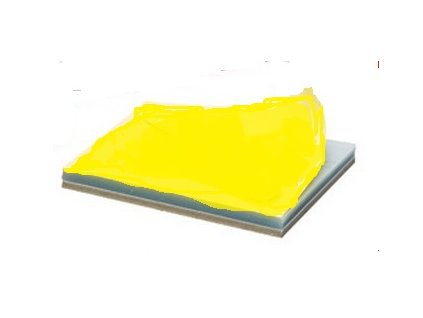 Třecí papírky foliové v bločku 75 x 60 mm 30 listů