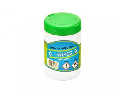 D-Wipes Q 160 dezinfekční ubrousky v dóze (160 ks)