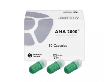 AKCE - ANA 2000 HCAA amalgámové kapsle vel. 1 - zelené (50 ks)