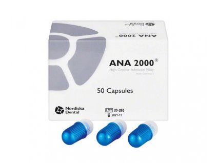 ANA 2000 HCAA amalgámové kapsle vel. 2 - modré (50 ks)