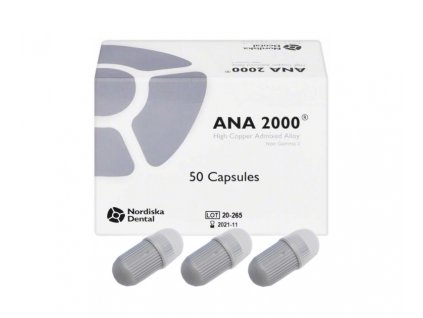 AKCE - ANA 2000 HCAA amalgámové kapsle vel. 3 - šedé (50 ks)