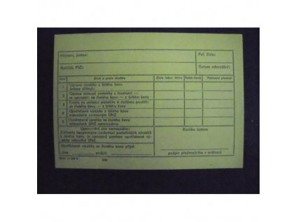 POTVRZENÍ O ODEVZDÁNÍ PROTETICKÝCH VÝR.blok A6, 100 listů