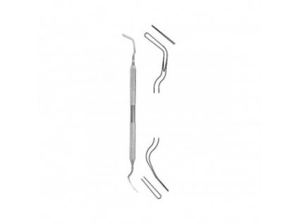 Hladítko oboustranné 3x lomené 2,0/2,0 mm