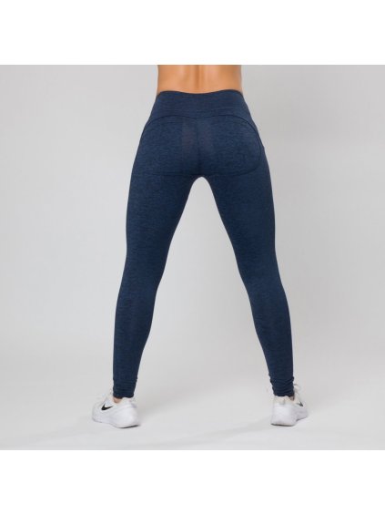 Legíny double push up tmavě modré