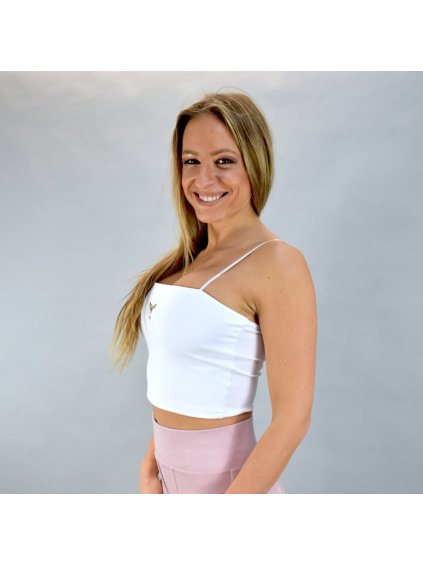 Crop top bíly Yastraby