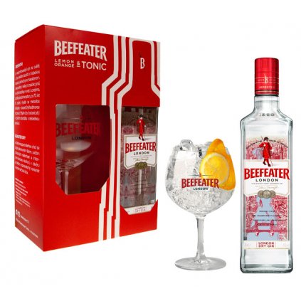 gin beefeater 40 sklo