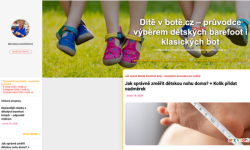 Nový BLOG Dítě v botě.cz - odborné poradenství