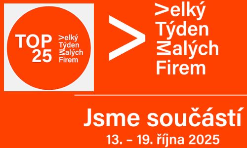 Akce "Velký týden malých firem 2025" jsme v TOP25 z 1000+ firem...DĚKUJEME