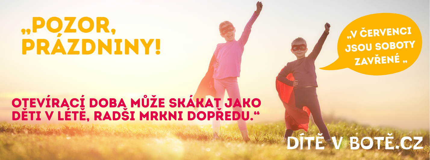 Letní provoz v Dítě v botě 👣☀