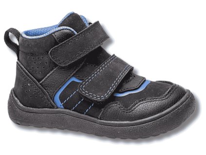 Protetika Hardy chlapecké celoroční barefoot boty, Black