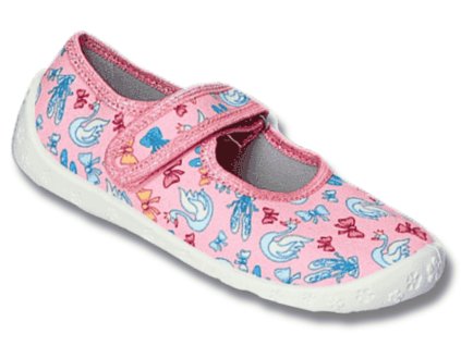 RAWEKS Dorotka D15 dívčí bačkory balerínky, Labuť