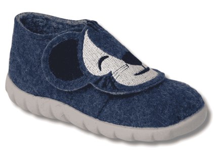 BEFADO Flexi dětské chlapecké kotníkové bačkory, modré