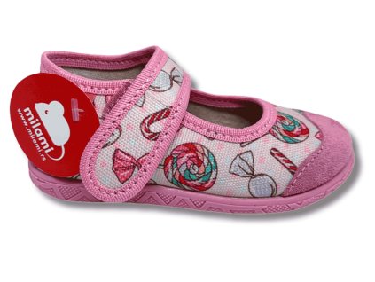 MILAMI Pink candy dívčí  bačkory