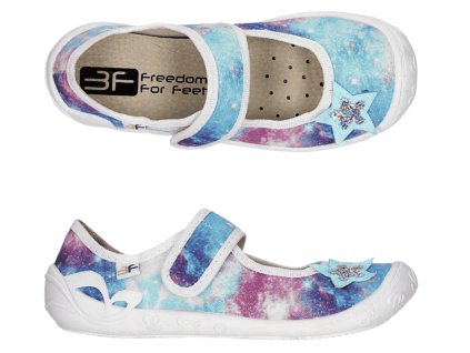 3F dětské dívčí bačkory, Barevné hvězda