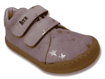 KTR Dash dívčí celoroční barefoot boty, Pudr Star