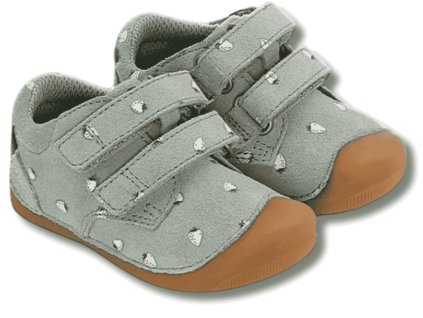 BUNDGAARD Petit Low barefoot dívčí boty, Strawberries jahody