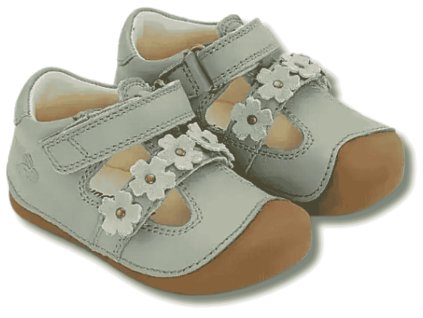 BUNDGAARD Petit summer Flower barefoot dívčí letní sandálky, Sage