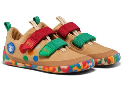 Affenzahn Sneaker Cotton Dětské barefoot boty Happy, AFF 10 let