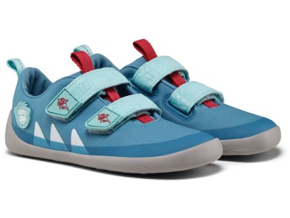 AFFENZAHN Sneaker Cotton Lucky Shark dětské barefoot boty