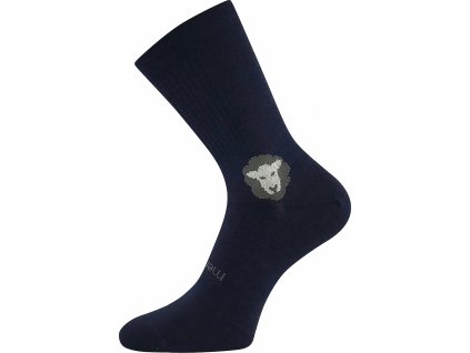 BAREFOOTIK VOXX barefoot merino dětské ponožky, Modrá