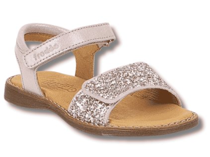 FRODDO Lore Sparkle letní dívčí sandálky, Pink Shine