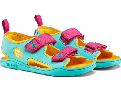 AFFENZAHN vegan Airy barefoot dívčí letní sandálky, Owl