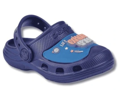 COQUI Maxi, Dětské letní sandálky, Navy Blue space Flash svítící