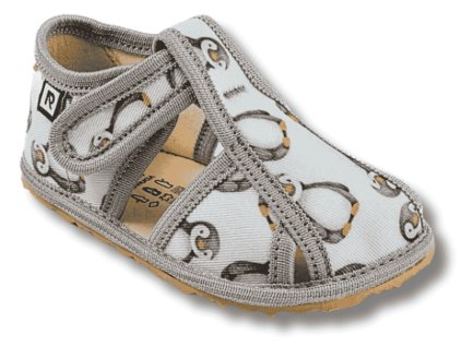 RAK dětské barefoot bačkory, Tučňák modrý