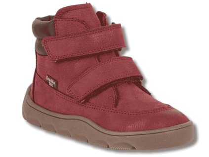 FRODDO Zeru Tex dětské Barefoot kotníkové boty s membránou froddo tex, Bordeaux G2110150-5