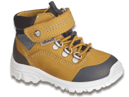 RICOSTA Duke celoroční dětské boty s membránou Sympatex, Senf Schwarz