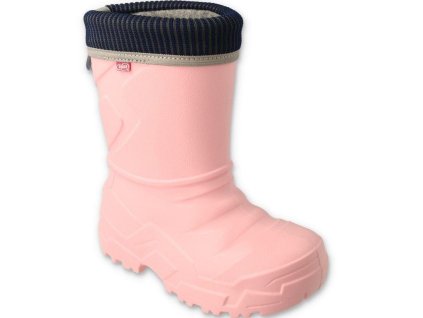BEFADO zateplené dětské holínky, Světle růžová