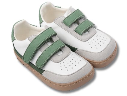 MURIS PETRA Mini dětské barefoot celoroční boty, Forest Green