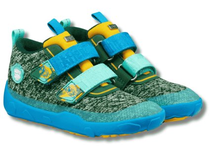 AFFENZAHN Low Boot Knit Happy dětské celoroční barefoot boty s membránou, Creative Bear