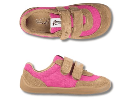 BAR3FOOT barefoot dětské tenisky, Růžová