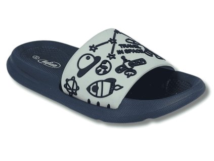 BEFADO Dětské pantofle Space, modrá