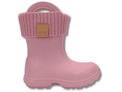 D.D.STEP zateplené dětské holínky, Monet Rose