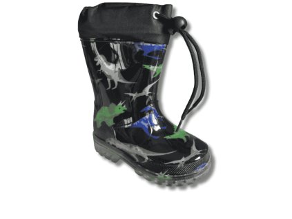 KTR dětské chlapecké holínky, dino