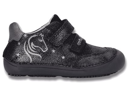 D.D.Step barefoot celoroční dívčí boty, S063 Black