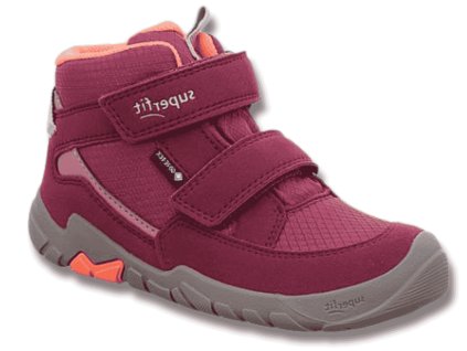 SUPERFIT Trace dětské celoroční barefoot boty s membránou GORE-TEX, Rot Orange