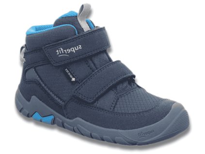 SUPERFIT Trace dětské celoroční barefoot boty s membránou GORE-TEX, Blau Tyrkys