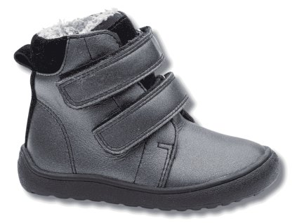 PROTETIKA Beka dětské zimní barefoot boty s membránou, Black